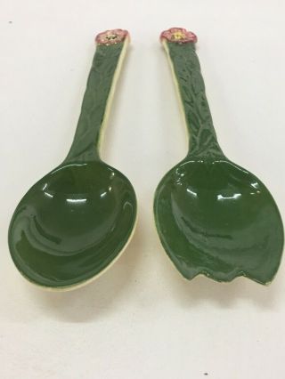 VINTAGE Shorter & Son Water Lily Pad - Salad Servers 3