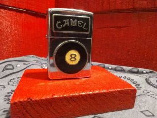 Vintage Zippo Lighter 1994 Camel 8 Ball