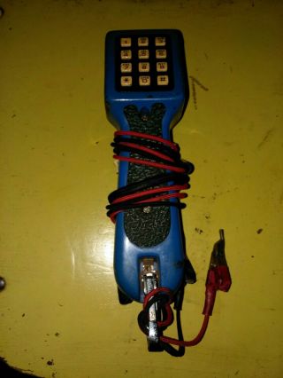 Telephone Butt Test Set Linesman Phone Line Tester Vintage Tone Pulse