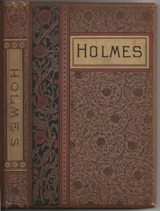 The Poetical Of Oliver Wendell Holmes Antique Hardcover Book Hc Poetry