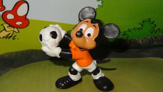 Mickey Mouse Soccer Ball Walt Disney Vintage Rare Bully West Germany Figurine