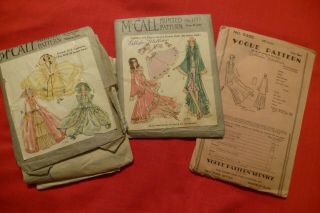 Boudoir Bed Doll Likely 1930s Vintage Patterns By Vogue And Mccall