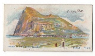 Cigarette Card.  F & J Smith.  A Tour Round The World.  Post Card Back.  C1905.