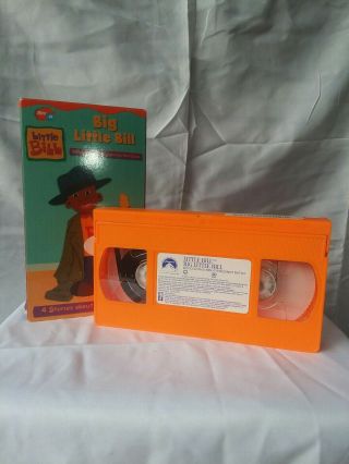 Authentic Little Bill - Big Little Bill Vhs Nickelodeon Nick.  Jr.  2001 Vintage