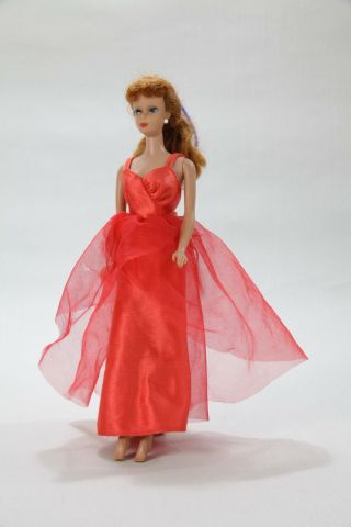1958 Barbie - Strawberry Blond Ponytail W/ Earrings