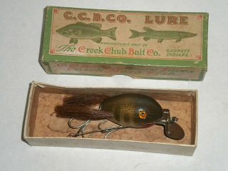 Vintage Creek Chub Dingbat 5100 Fishing Lure In Marked Box