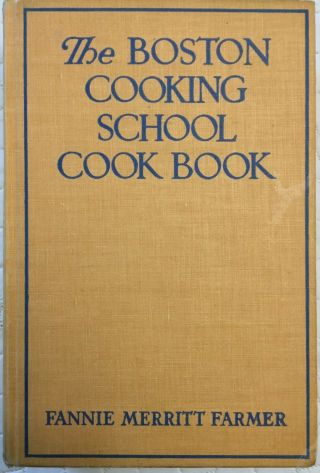 The Boston Cooking School Cook Book By Fannie Farmer (1942,  Hardcover) Vintage