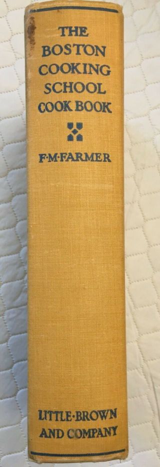 The Boston Cooking School Cook Book by Fannie Farmer (1942,  Hardcover) Vintage 2