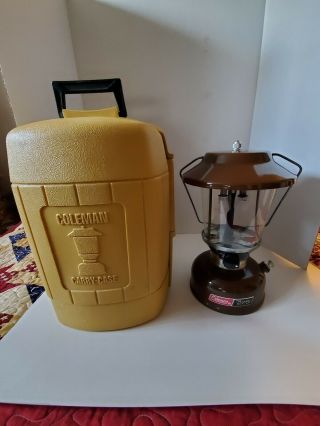 Vintage Coleman Lantern W / Case