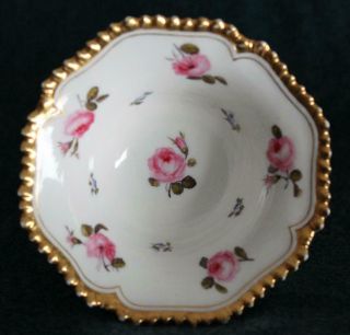 Antique Miniature Bowl Flight Barr & Barr (1813 - 1840) Worcester Porcelain