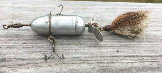 Vintage Early Shakespeare Worden Bucktail Revolution With Props