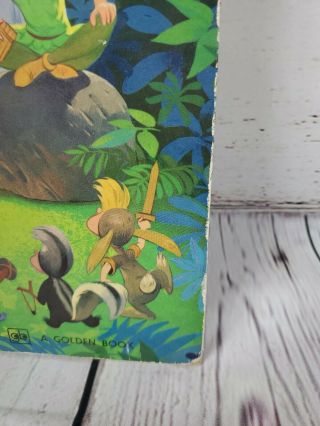 Walt Disney ' s Peter Pan A Big Golden Book 1952 Hard Cover Vintage Book 2