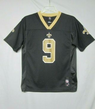 Nfl Team Apparel Orleans Saints Drew Brees Youth Jersey Size Large 14 - 16