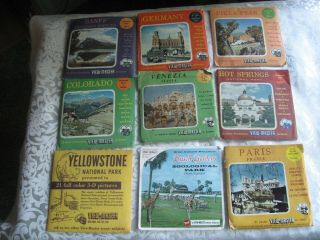 9 Vintage View - Master Packets 27 Reels Copyrights 1948 - 1959 8 Are Sawyer 