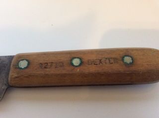 2 Vintage Dexter Carving Knife 32710 32712 Wood Handle 12” And 10” Blades 2