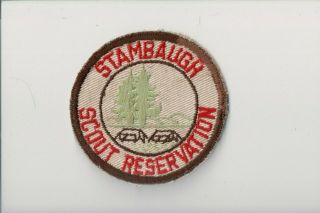 Vintage Stambaugh Scout Reservation 1950 