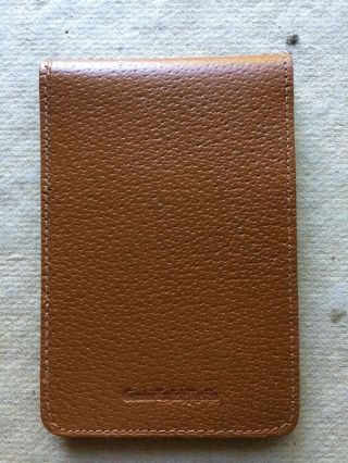 vintage IBM THINK notepad with pigskin cover made in england 2