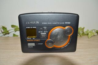 Aiwa Stereo Radio Cassette Player Hs - Rx480 Vintage No Test 190910 Portable