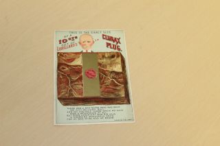 1889 Hold To Light Victorian Trade Card - Lorillard 