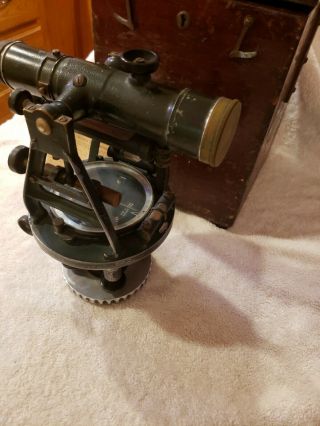 Antique W & LE Gurley Surveyors Transit Made Troy NY with Wood Box 3