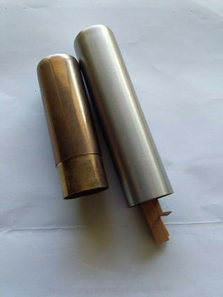 Cigar Holder Stainless Steel/brass Suits All Cigars