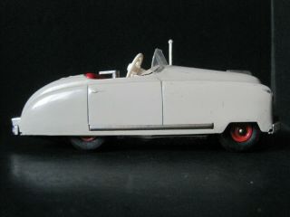 Vintage 1950 ' s Schuco 4012 Radio Toy Car Made in US - Zone Germany Beige 3