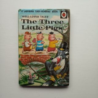 Vintage: The Three Little Pigs,  Well - Loved Tales,  (ladybird Books Ltd,  1965)