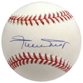 Willie Mays Autographed Signed Nl Baseball San Francisco Giants Beckett S05101