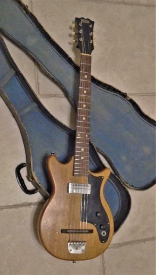 Vintage Kent Model J4 Electric Guitar W/case,  Japan