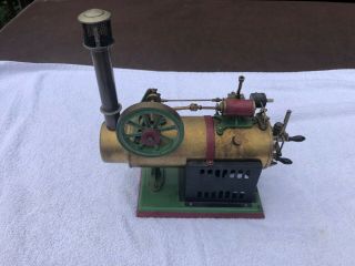 Vintage Antique Toy Steam Engine Shoenner 141f Doll Weden Empire Bing Plank