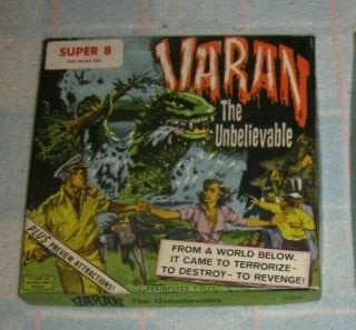 Vintage Varan The Unbelievable 8mm Home Movie W/ Box - Ken Films