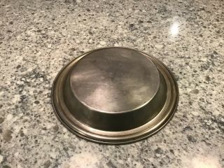 Vtg West Bend Heavy Chrome Stainless Pie Pan Plate No Drip Juice Catcher 9” USA 2