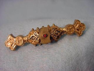 Vintage Gold Filled Victorian Bar Pin