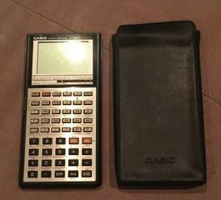 Vintage Casio Fx - 7000g Graphic Scientific Calculator With Case -