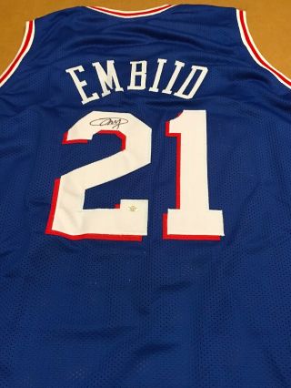 Joel Embiid Philadelphia 76ers Signed Jersey