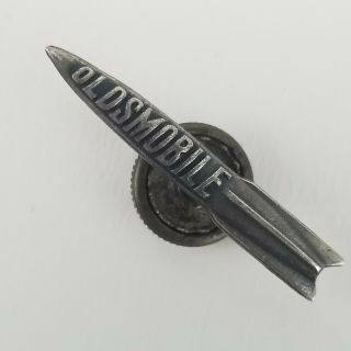 Vintage GM Oldsmobile Rocket Screw Back Lapel Pin 2
