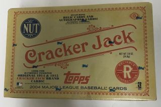 2004 Topps Cracker Jack Baseball Box Factory Hobby Box