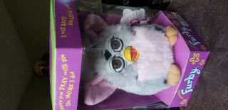 1998 Vintage Furby Tiger Electronics Model 70 - 800 Pink And Gray