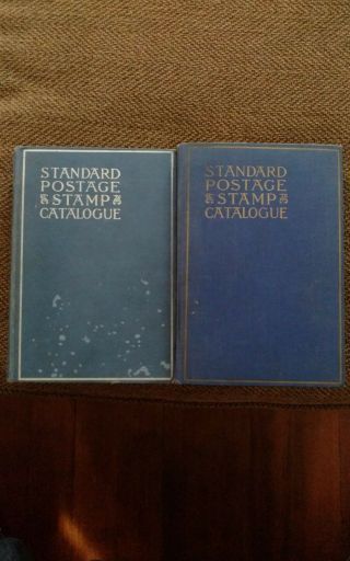 2 Vintage Standard Postage Stamp Catalogues 1933 & 1938 Scott Stamp And Coin