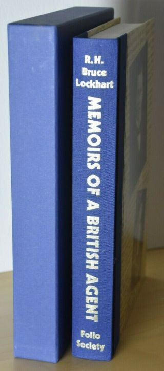Folio Society: Memoirs Of A British Agent (rh Bruce Lockhart) Printed 2003 Vgc