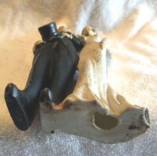 VINTAGE WEDDING SUPPLIES CAKE TOPPERS CERAMIC ROARING 20 ' S BRIDE AND GROOM (1) 3