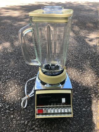 Vintage Mid Century Chrome Kitchen Osterizer Blender Cyclomatic Galaxie