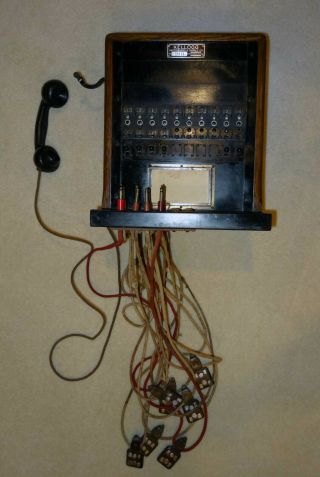 Antique Baby Telephone Switchboard Kellogg Model 30