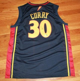 Stephen Steph Curry Warriors Signed Auto Authenticated Basketball Jersey