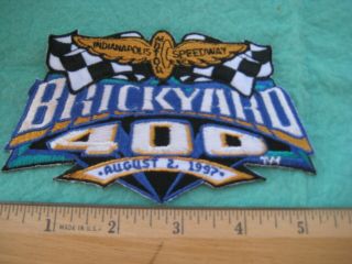 Vintage Indianapolis Motor Speedway Nascar Brickyard 400 1997 Racing Patch