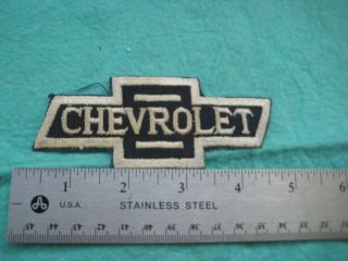 Vintage Chevrolet Bow Tie Racing Team Service Dealer Uniform Hat Patch