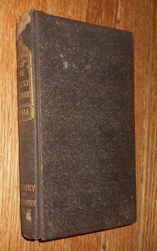 1843 Antique Book An Epitome Of The History Of Philosophy By C.  S.  Henry Vol.  2