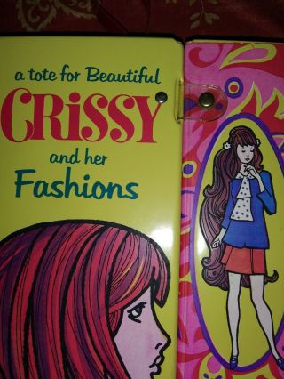 1972 Ideal Crissy And Velvet Fasion Tote Shiney