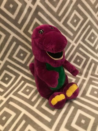 Barney Plush Dinosaur Vintage 1992 Lyons Group Purple Stuffed Animal 14 "
