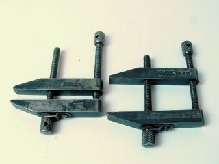 Vintage Moore & Wright & Eclipse Engineers Toolmakers Vice Clamps 3 " (2 Clamps)